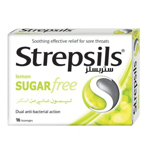 Strepsils Lemon Sugar Free Lozenges 36s