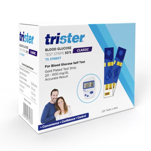 Trister Gluco Meter Strips 25s X2