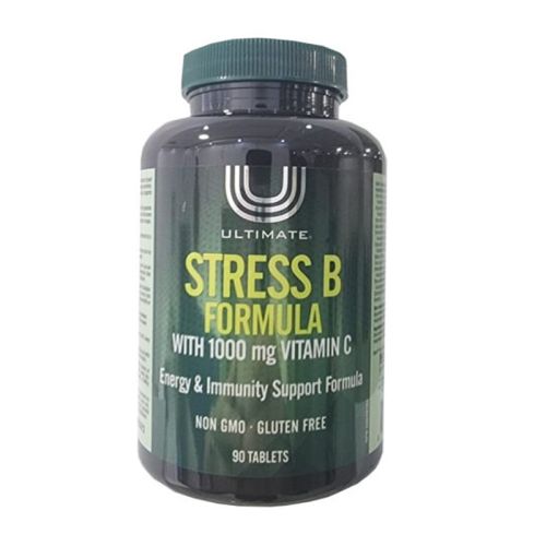 Ultimate Naturals Stress B Formula Plus 1000 mg Vitamin C 90s