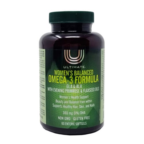 Ultimate Natures Omega 3- Womens Formula 60s soft gels